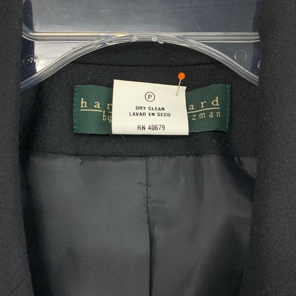 Harve Bernard Black Wool Blend Blazer - Picture 10 of 13